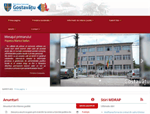 Tablet Screenshot of primariagostavatu.ro